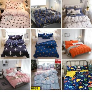 Bộ chăn ga drap poly nhập