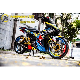  Decal Tem Trùm Xe Exciter 150 Mẫu R9 Proti 1