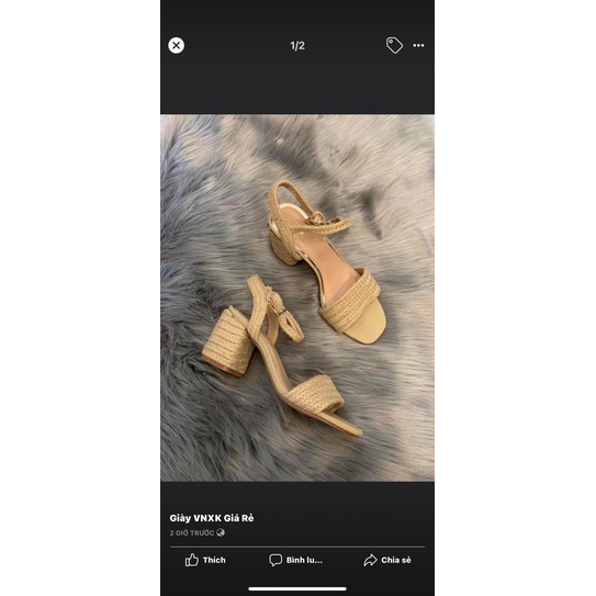 Giày đế cói mùa hè