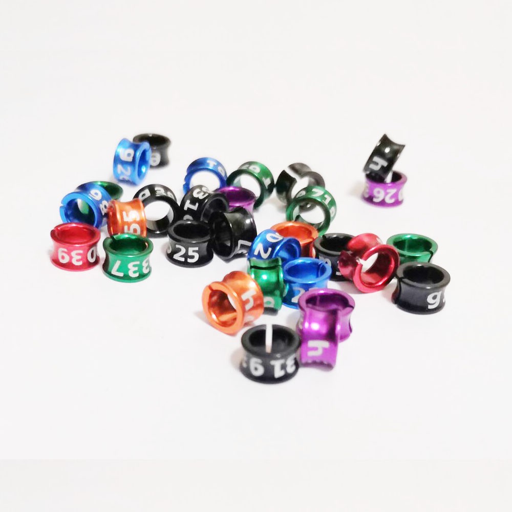 Set 10 Vòng Đeo Chân 4mm//5mm/6mm/7mm Hình Chim Bồ Câu/Chim Bồ Câu Luyện Tập Chân