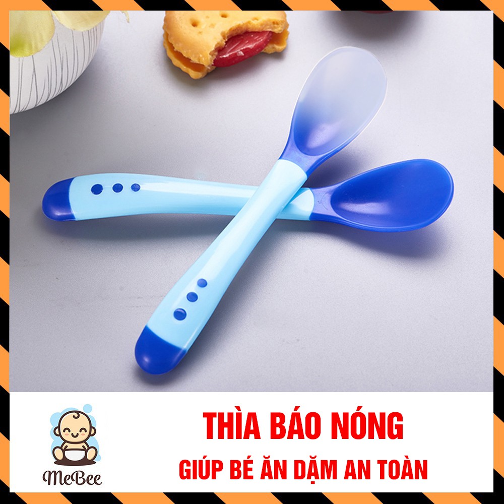 Thìa báo nóng ăn dặm cho bé