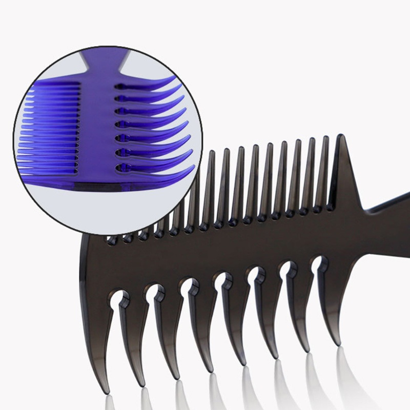 Lược Chải Tạo Kiểu Tóc Hai Mặt Phong Cách Retro Cho Nam