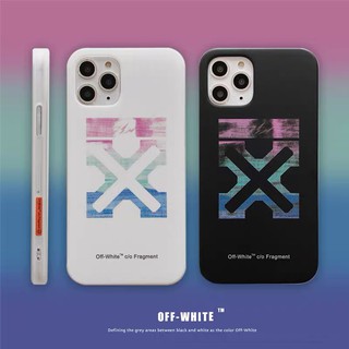 Ốp Điện Thoại Mặt Nhám Họa Tiết OFF-WHITE Bảo Vệ Cho Apple iPhone13 12 XR XS 11 13Pro 13ProMax