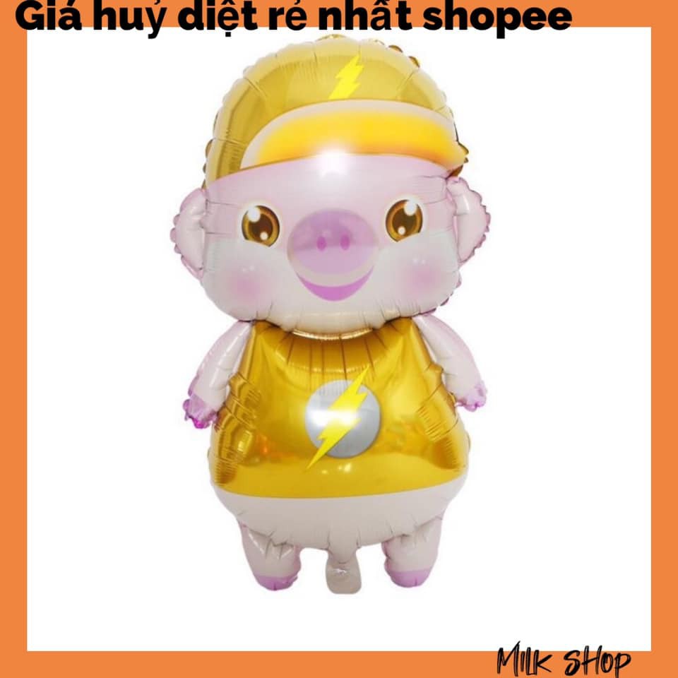 (BÁN SỈ) Bóng bay hình heo loại 1 - lợn trang trí thôi noi , trang trí tiệc sinh nhật KL09