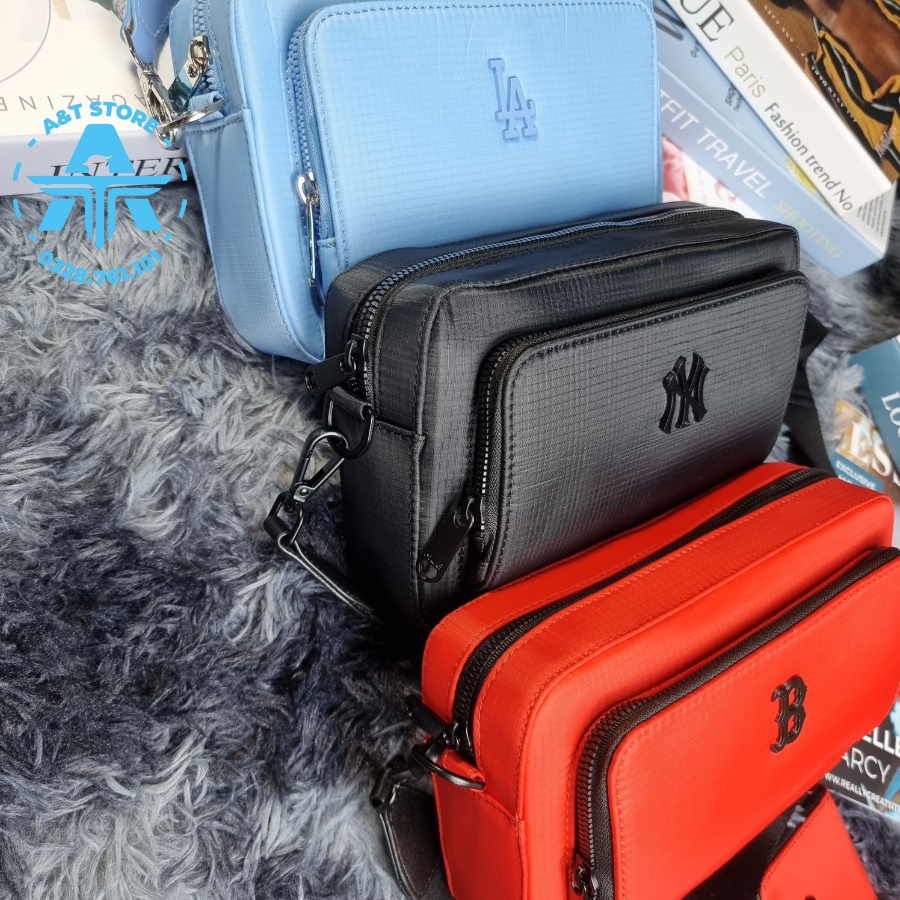 Túi Đeo Chéo MLB NY Nylon Ripstop Dodgers Size Lớn Full Tag Code