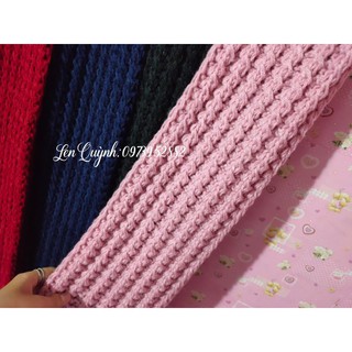 Khăn len đan tay, Khăn len handmade