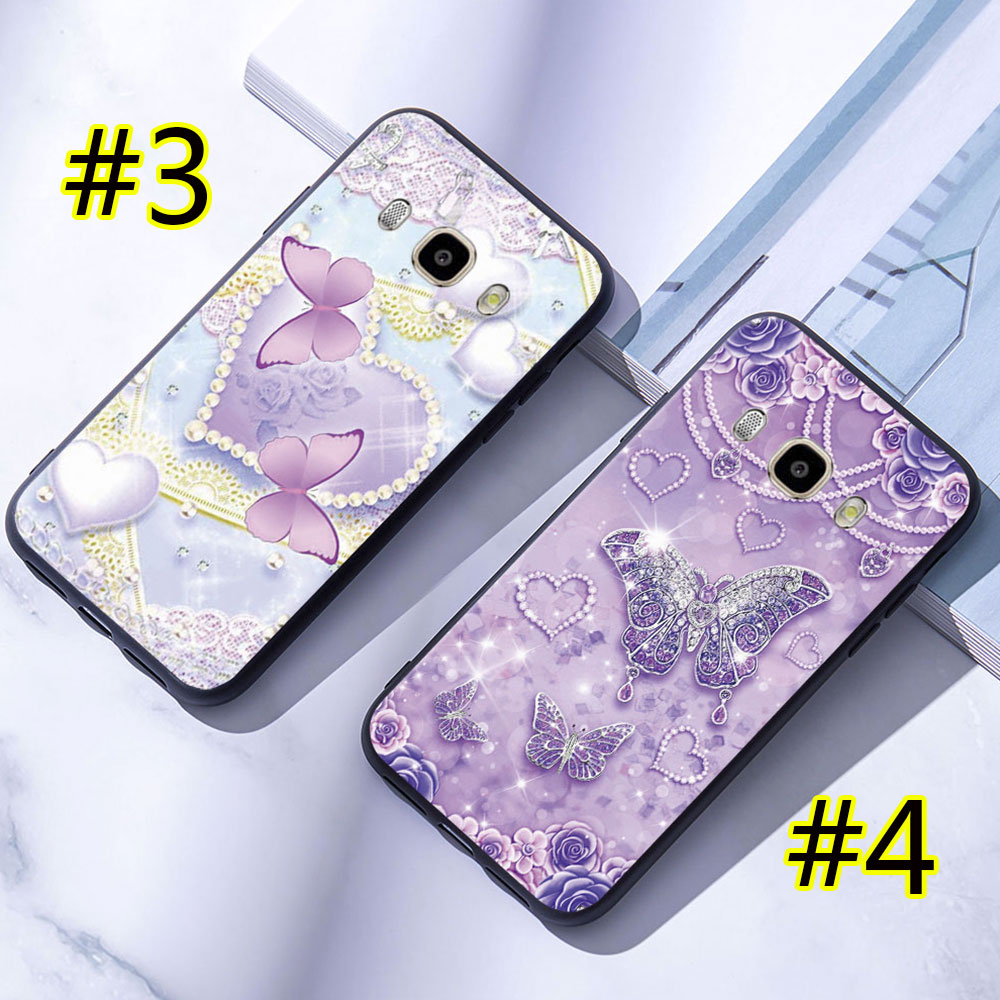 Ốp Điện Thoại Mềm Samsung Galaxy J5 / J7 2015 / 2016 / 2017 Pro Bướm Kim Cương | BigBuy360 - bigbuy360.vn