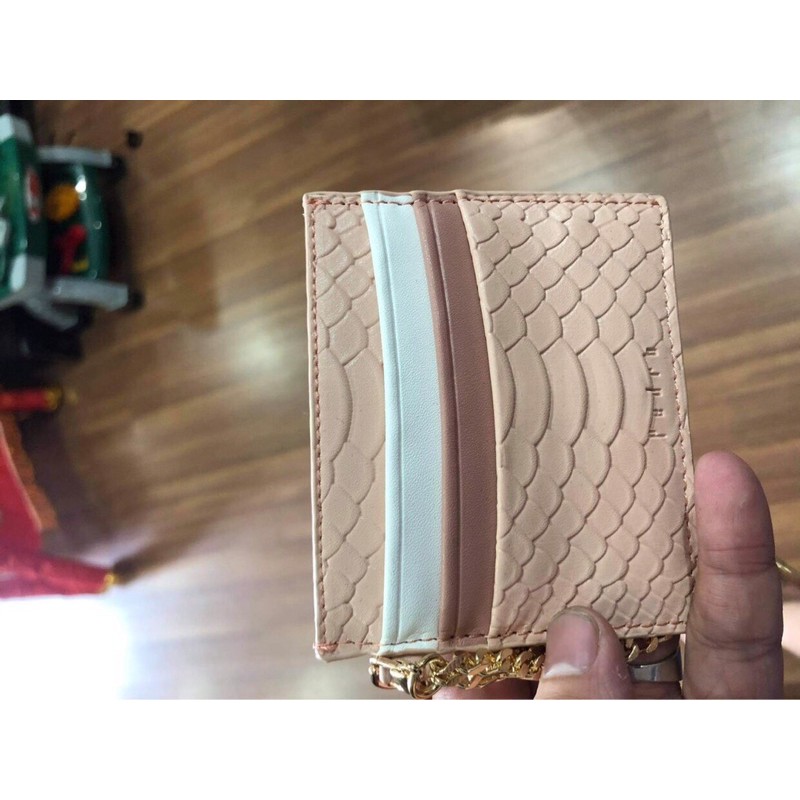 [Hàng sẵn] Ví CNK card holder bản ROSE GOLD mới nhất