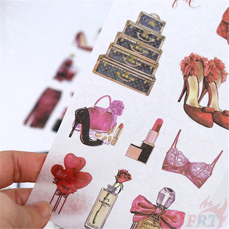 Bộ 6 Giấy dán trang trí xinh xắn