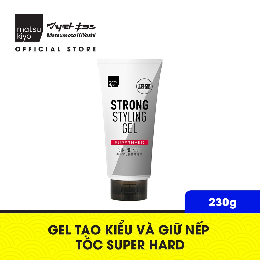 Gel tạo kiểu và giữ nếp cho tóc matsukiyo Super Hard 230g