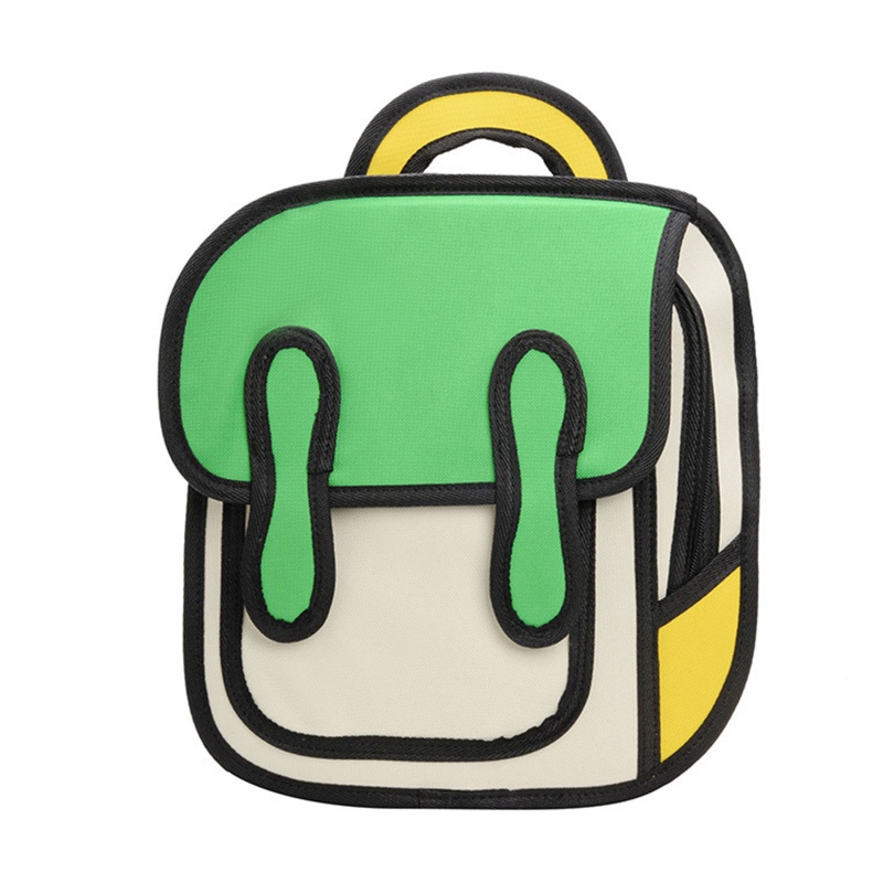 Ba Lô Đi Học / Du Lịch 2D Thời Trang Hàn Quốc Cho Bé