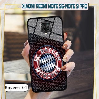 Ốp đội bóng Xiaomi Redmi Note 9S/ Redmi Note 9 Pro - Lưng kính cường lực