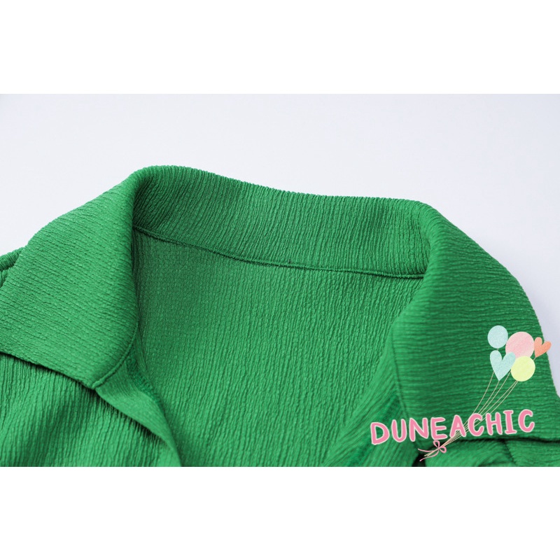 DUNEA Set Áo Thun Lửng Tay Dài 2 Dây + Chân Váy Xẻ Tà Quyến Rũ Trẻ Trung Cho Bạn Gái