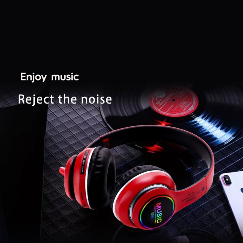 Tai Nghe Bluetooth ST-L63 Cho TF FM Radio Có Thể Gấp Gọn