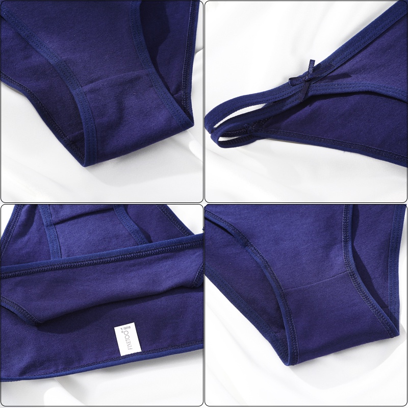 Quần lót LEVAO dành cho nữ vải cotton thiết kế lưng thấp thoải mái