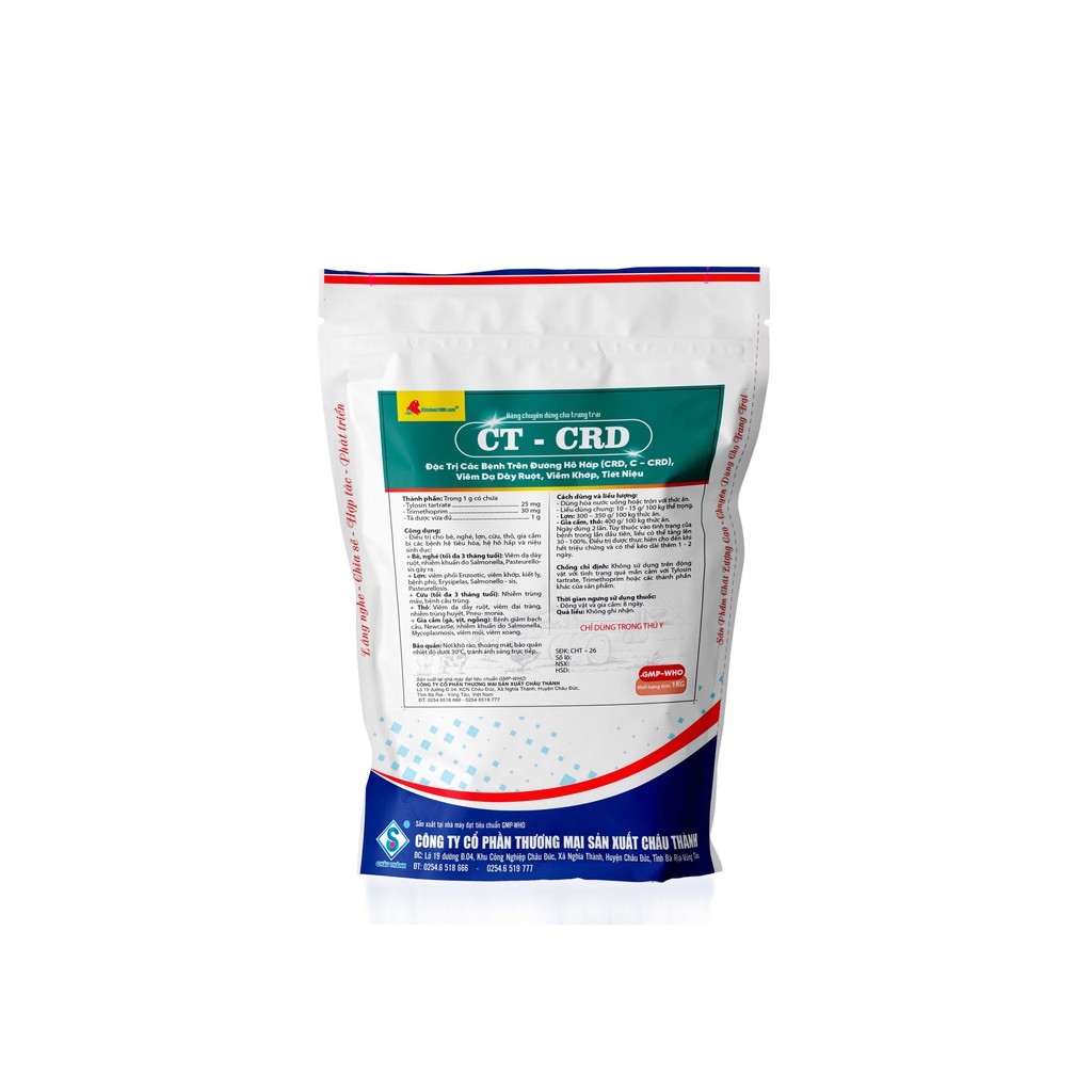 Thuốc Kháng Sinh Thú Y Đặc Trị Đường Hô Hấp | CT CRD 1KG