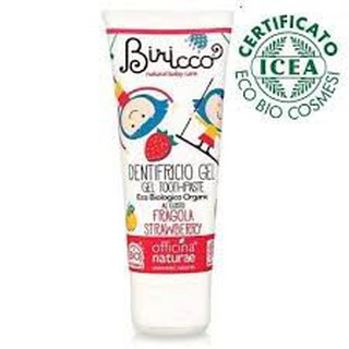 Kem đánh răng hữu cơ cho bé vị dâu Biricco - 75ml