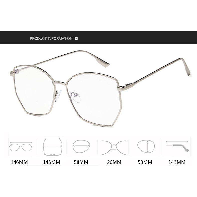 [Mã FAMAYFA giảm 10K đơn 50K] Mắt kính giả cận phong cách Retro cho nam và nữ | BigBuy360 - bigbuy360.vn