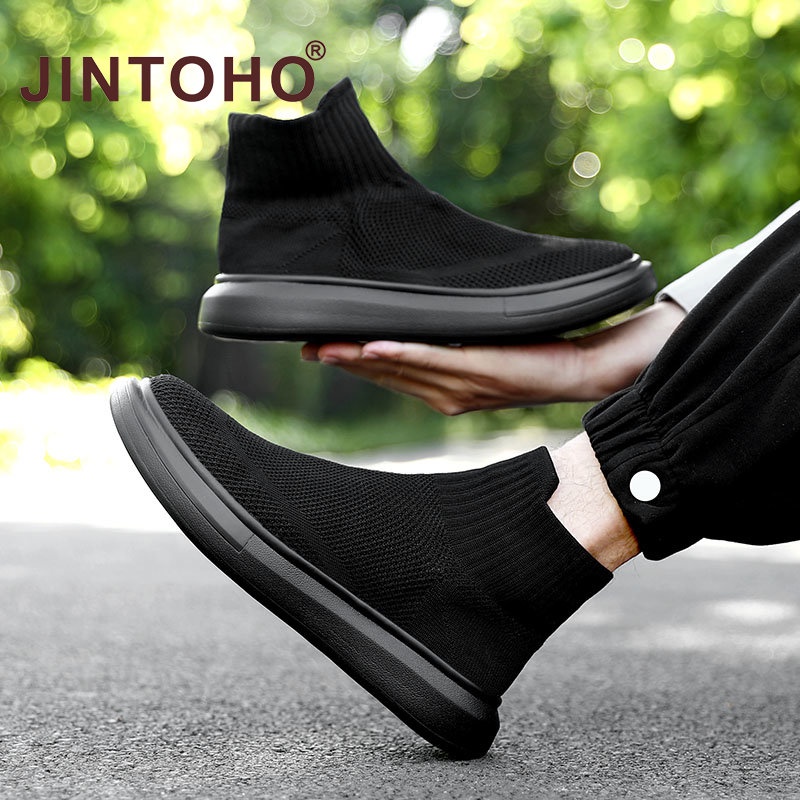 Giày Bốt Đen Mềm Mại Thoải Mái Giữ Ấm Mùa Đông Cho Nam Nữ Cỡ 36-46