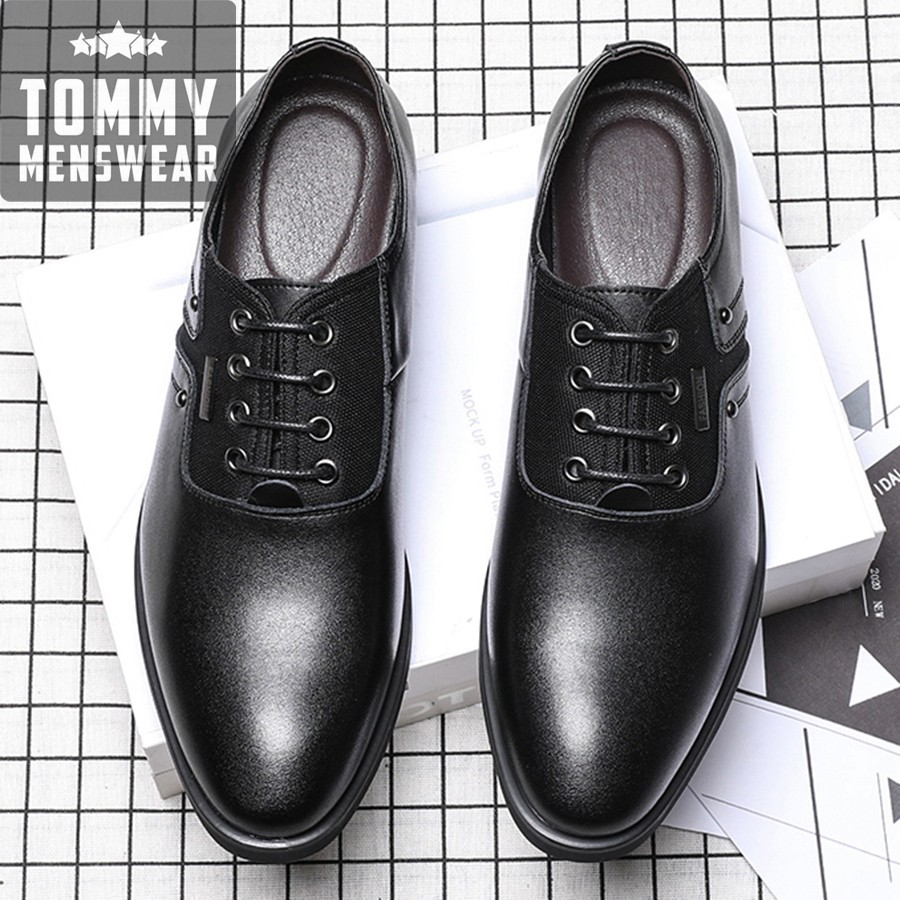 Giày Nam Công Sở - TẶNG TẤT - Giày Tây Nam Da Bò Lịch Lãm Sang Trọng GD87 | BigBuy360 - bigbuy360.vn