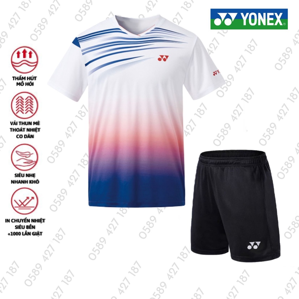 Áo cầu lông, quần cầu lông Yonex chuyên nghiệp mới nhất sử dụng tập luyện và thi đấu cầu lông M2S98