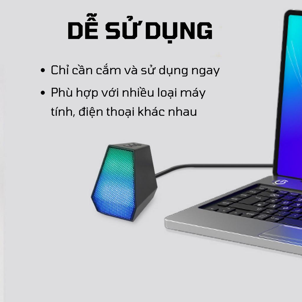 Micro Máy Tính Mic Thu Âm USB PC Gaming RGB U720