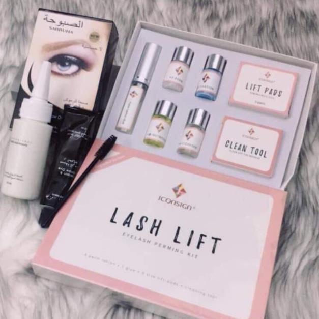 Set uốn mi (Thuốc uốn colagen + phủ đen)