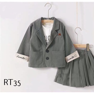 RẬP GIẤY MAY ĐỒ RT35_ÁO VEST 2 LỚP BÉ GÁI (1-8T)