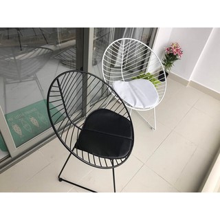 ghế cafe, sân vườn. mã: ghế nón sắt