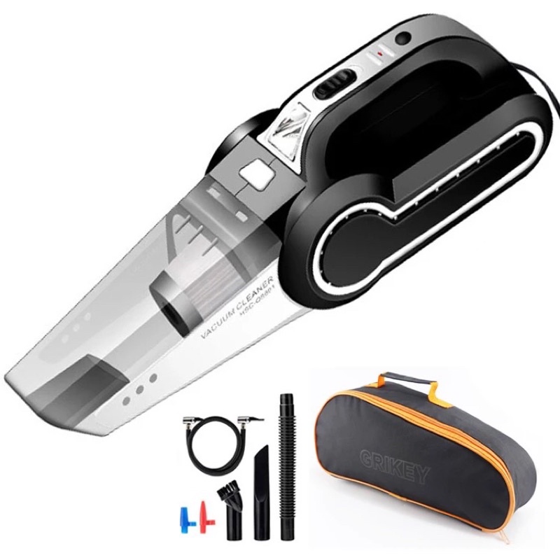 Máy Hút Bụi Xe Hơi Đa Năng 4in1 120W Có Thể Bơm Được Lốp Xe