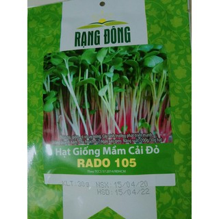 Rau mầm củ cải đỏ Rado 105 gói 30g