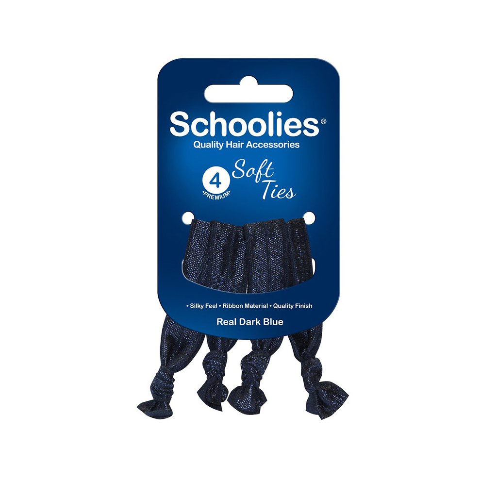 Bộ 4 dây cột tóc ánh kim tuyến Schoolies
