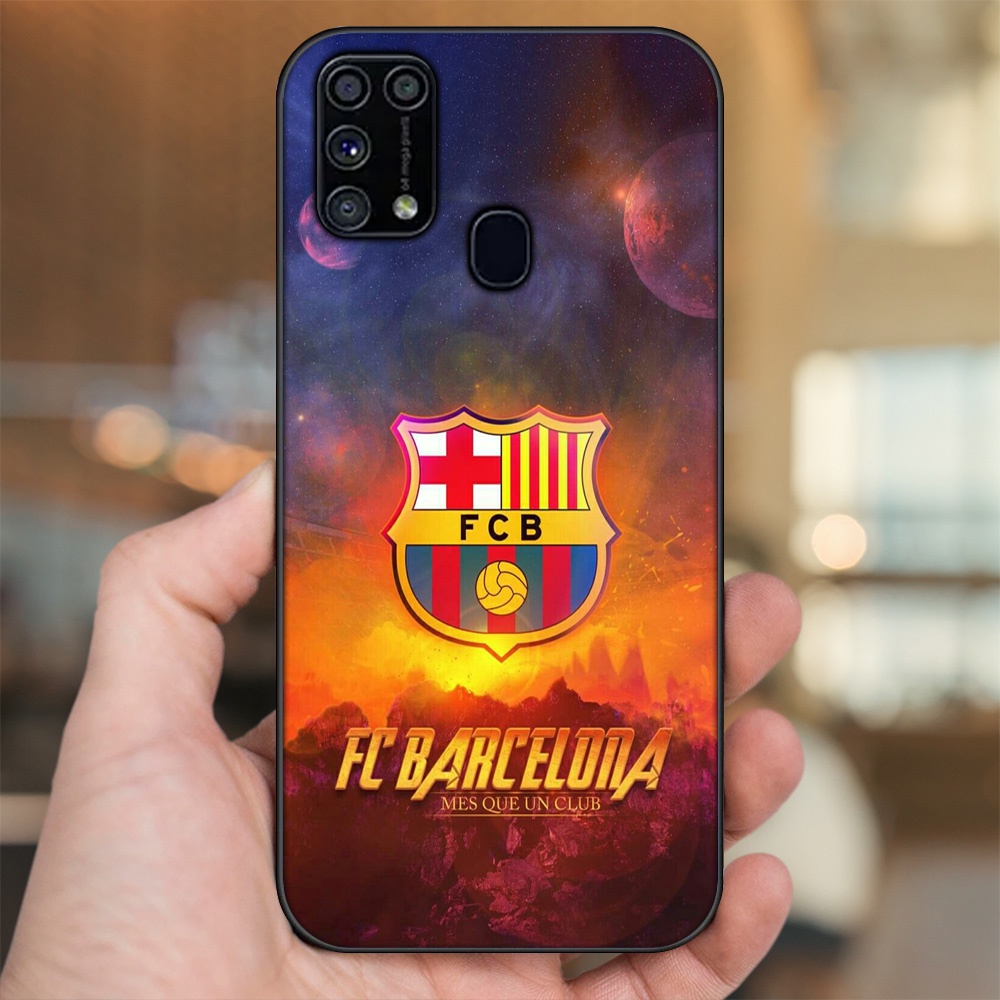 Ốp lưng Samsung M31 viền đen in hình Barcelona Barca