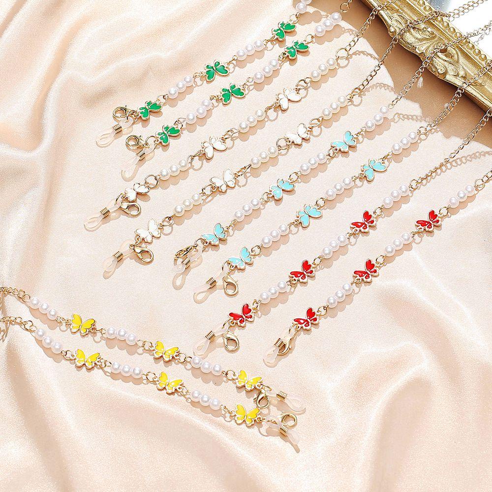 Dây Đeo Mắt Kính Chống Thất Lạc Bằng Kim Loại Cho Nam &amp; Nữ|Vòng cổ Chuỗi Hạt Thời Trang