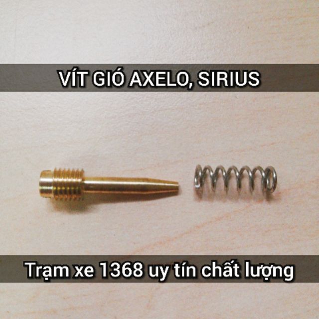 ỐC, VÍT CHỈNH GIÓ BXC XE AXELO, SIRIUS 1 CÁI