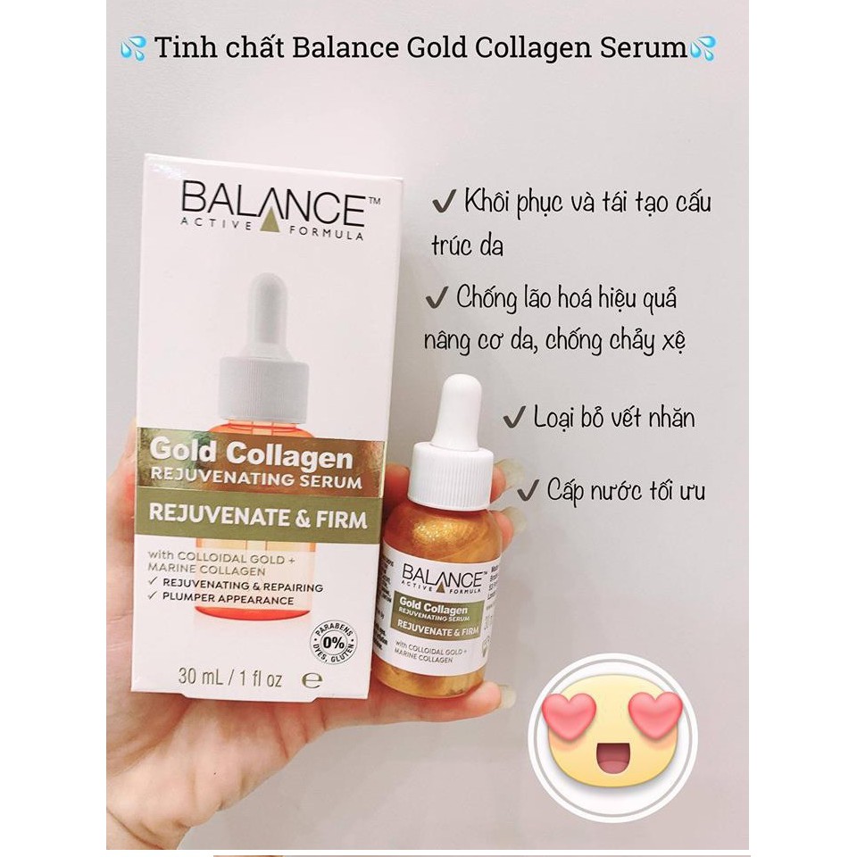 Tinh Chất Tái Tạo Da Balance Gold Collagen Rejuvenating Serum (30ml)