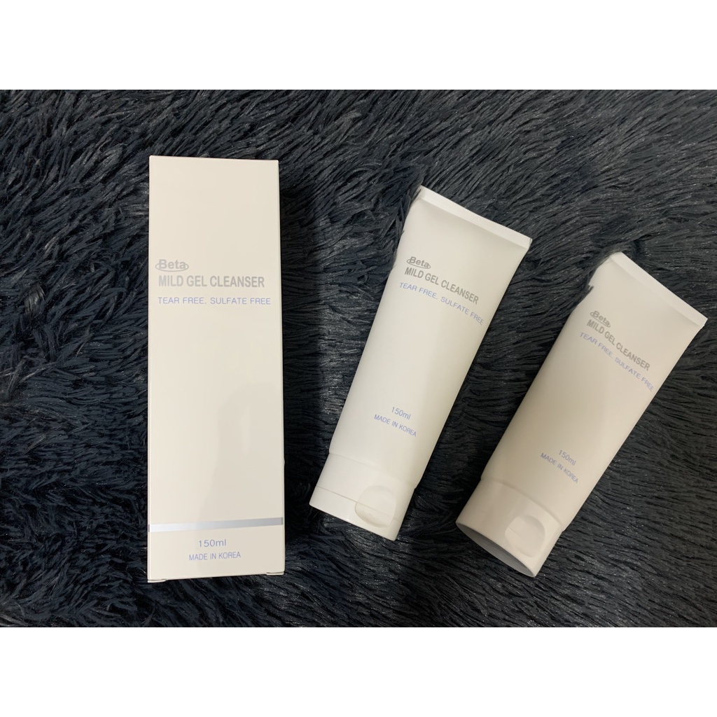 BETA MILD GEL CLEANSER-150ml & Sữa dưỡng ẩm Beta Moisture Emulsion-150ml