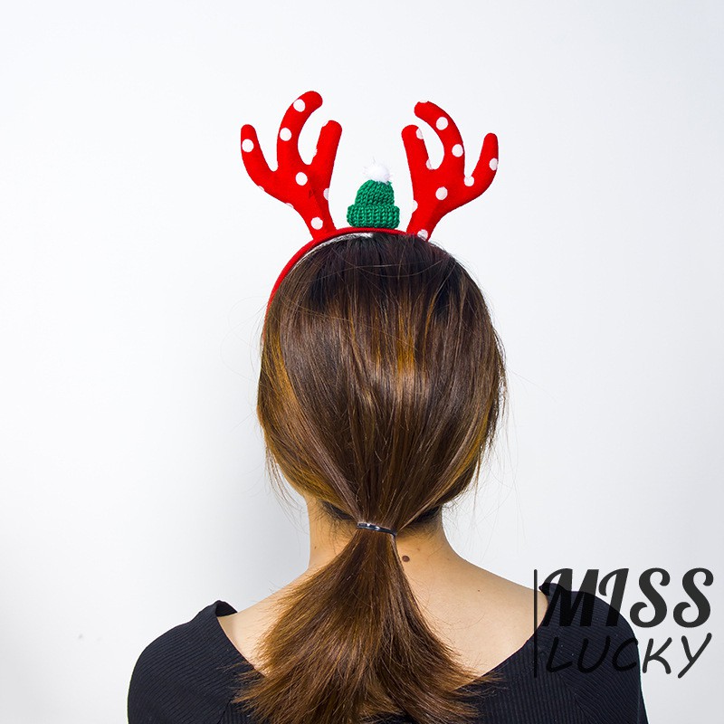 Cài tóc phong cách giáng sinh dễ thương cho trẻ