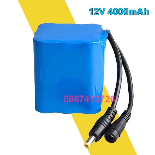 Khối pin 12V 18650 dòng xả cao