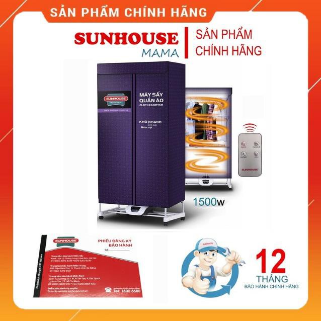 Máy Sấy Quần Áo Sunhouse SHD2707 Điều Khiển Từ Xa - Sấy Khô Nhanh - Giữ Hương Thơm Vải - Thiết Kế Đa Năng Tiện Lợi