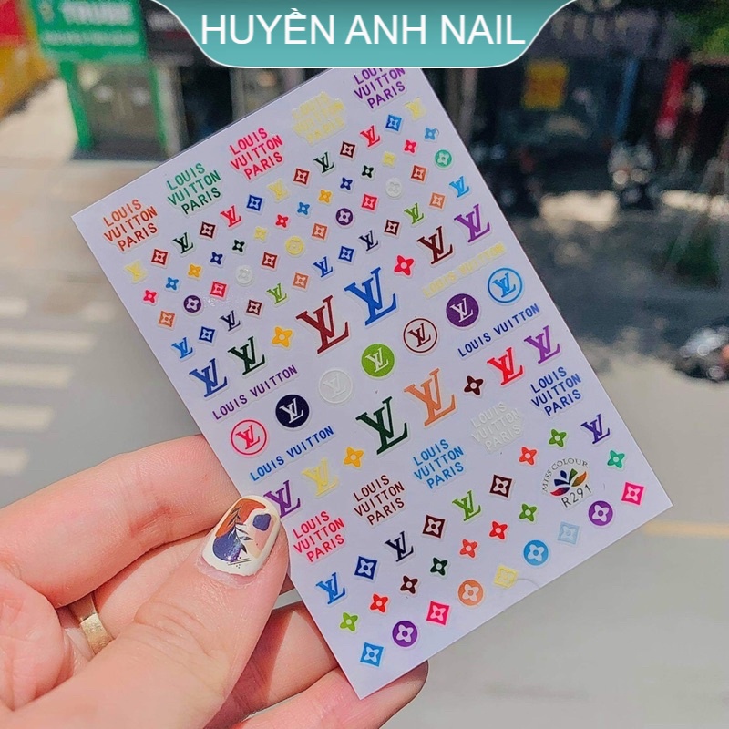 Sticker trang trí móng tay thương hiệu