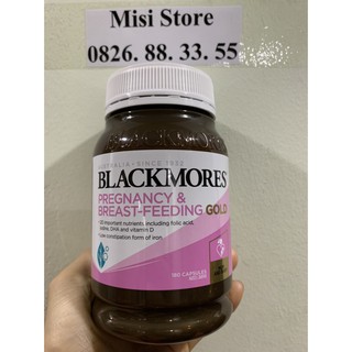 Vitamin tổng hợp bà bầu Blackmores Pregnancy and Breast Feeding Gold, 180 viên, Mẫu mới