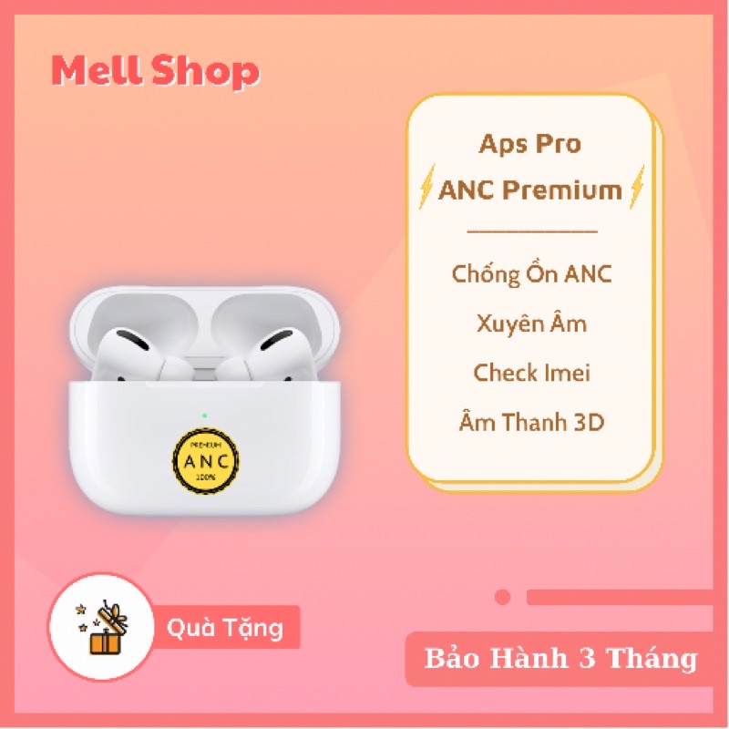 Tai Nghe Bluetooth Pro Premium Chống Ồn - Xuyên Âm - Check Setting • Mell Shop