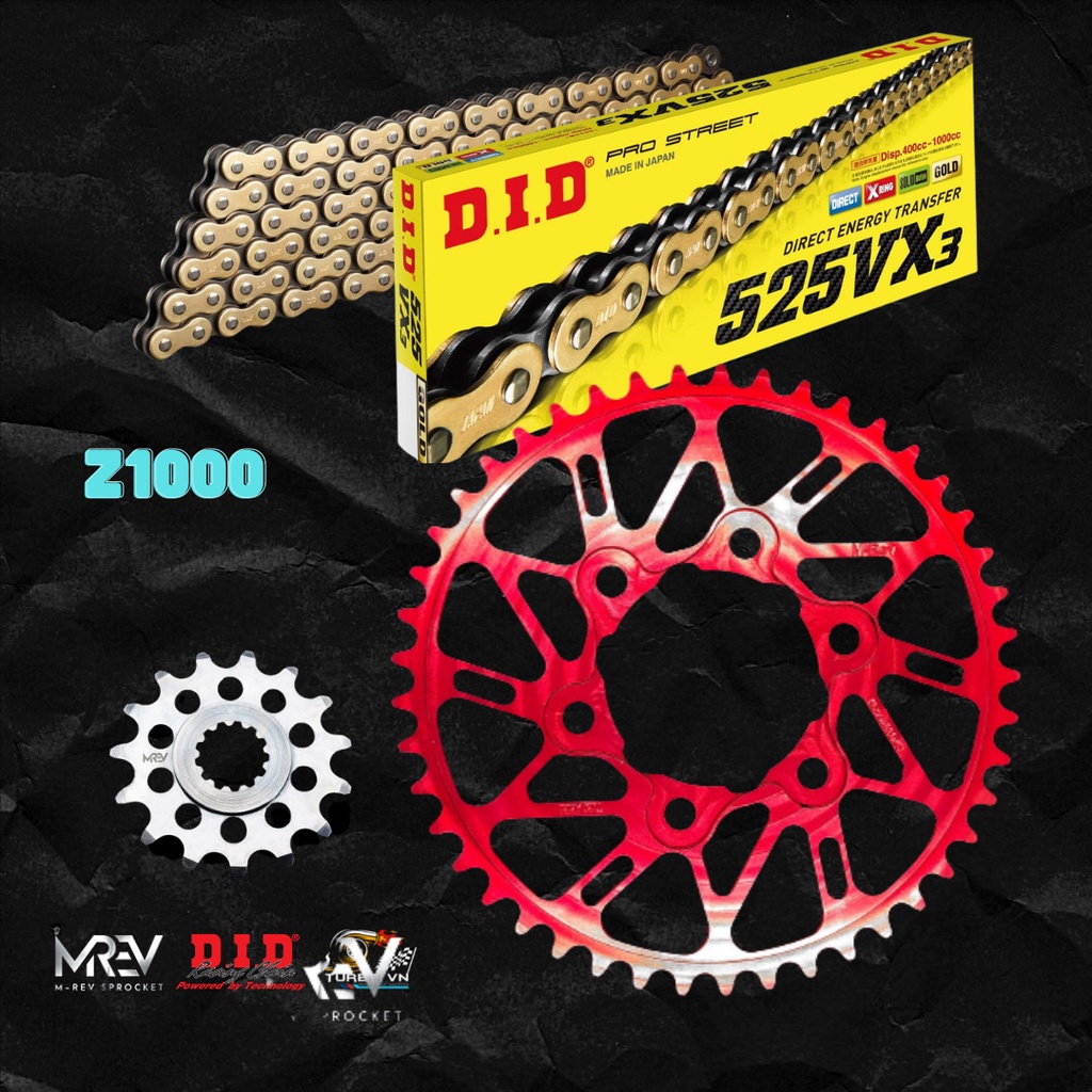 Nhông Dĩa MREV cho xe Kawasaki Z1000