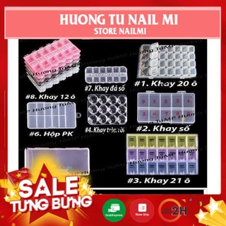 FREE SHIP💥 KHAY NHỰA ĐỰNG PHỤ KiỆN💥 HỘP NHỰA ĐỰNG MÓNG GIẢ 💥 HUONGTUNAILMI