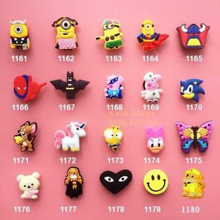 COMBO 6 NÚT JIBBITZ GẮN DÉP C.RO.SS (MẪU NGẪU NHIÊN)