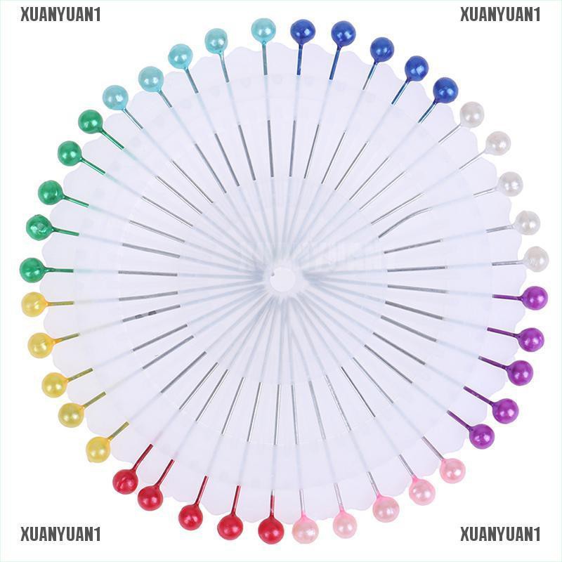 [XUANYUAN1] 40 Kim Ghim Đầu Ngọc Trai Thẳng Dùng Trong May Vá