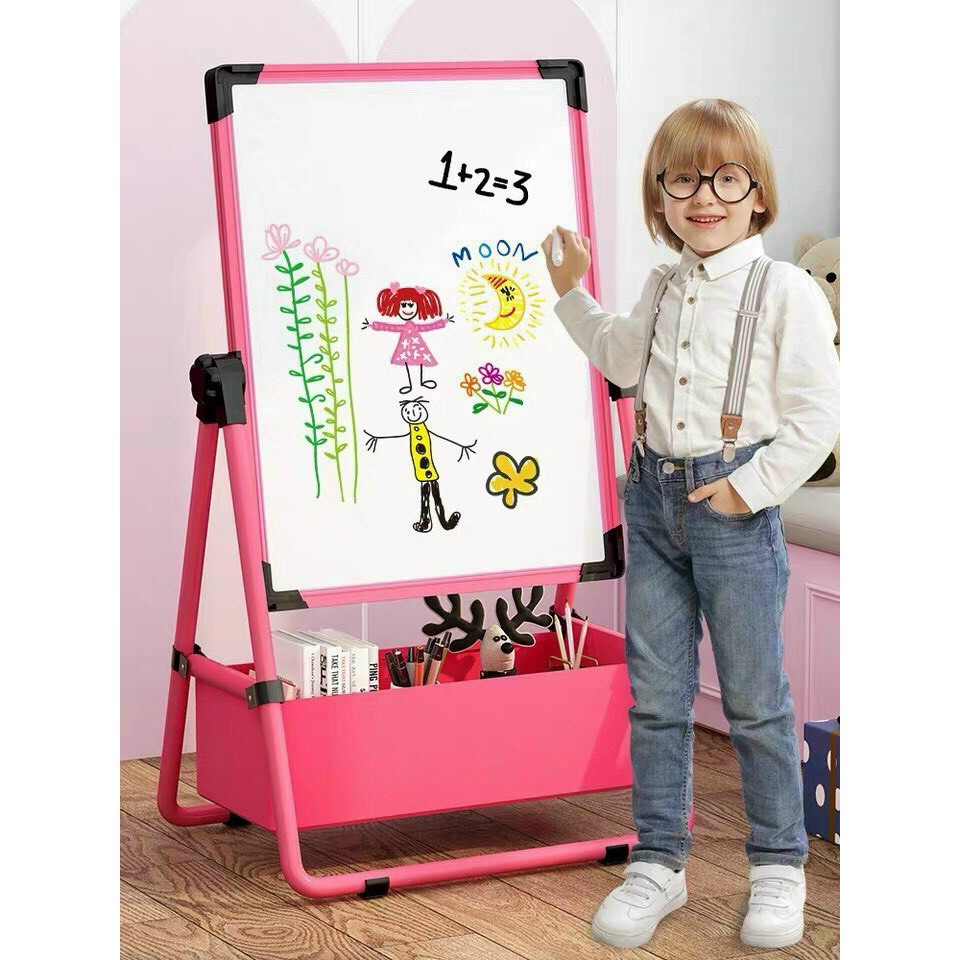 Bảng 2 mặt nam châm thông minh cho bé viết vẽ, bảng Flipchart 2 mặt