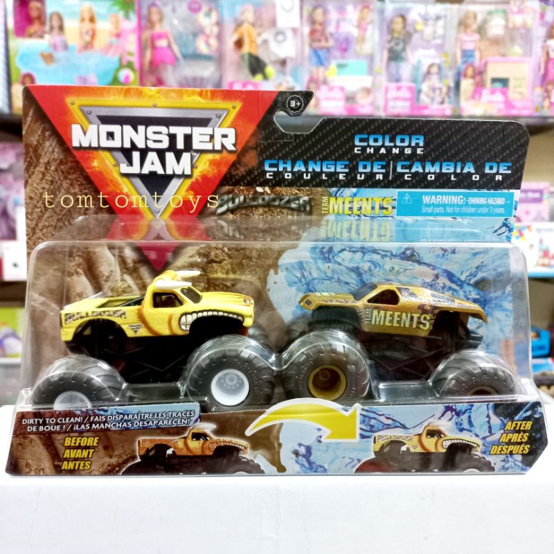 Đồng Hồ Xe Tải Quái Vật Bulldzer Thay Đổi Màu Sắc - Đội TEAM MEENTS Monster Trucks