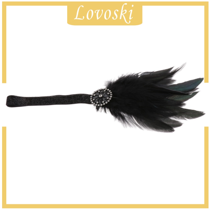 Băng Đô Lông Vũ Đính Đá Phong Cách Thập Niên 1920